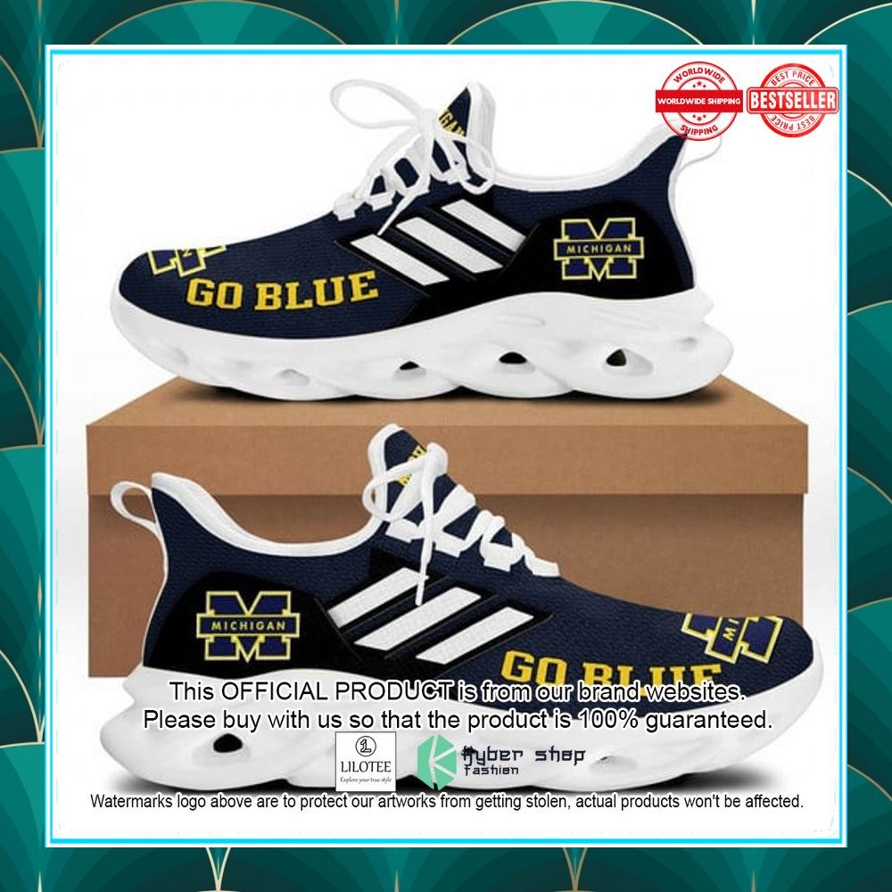 michigan wolverines go blue max soul shoes 1 887