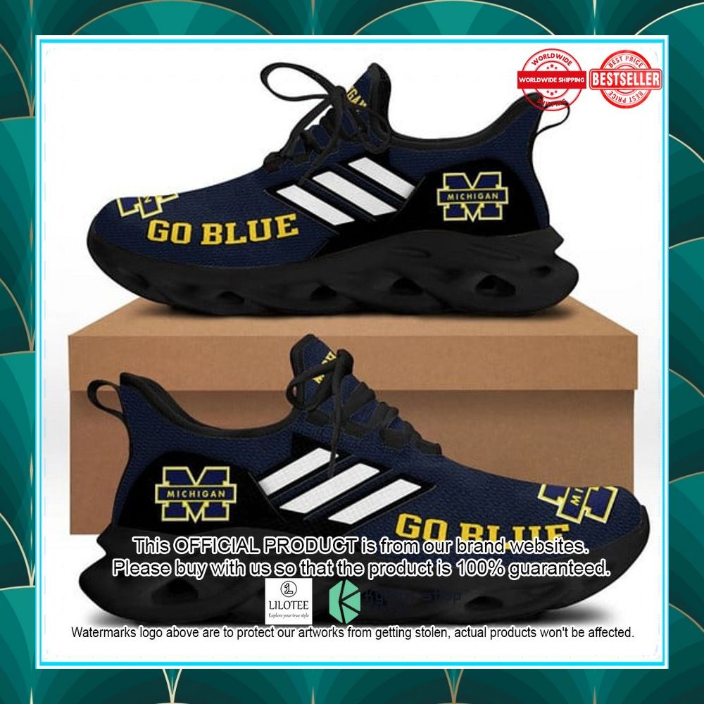 michigan wolverines go blue max soul shoes 2 128