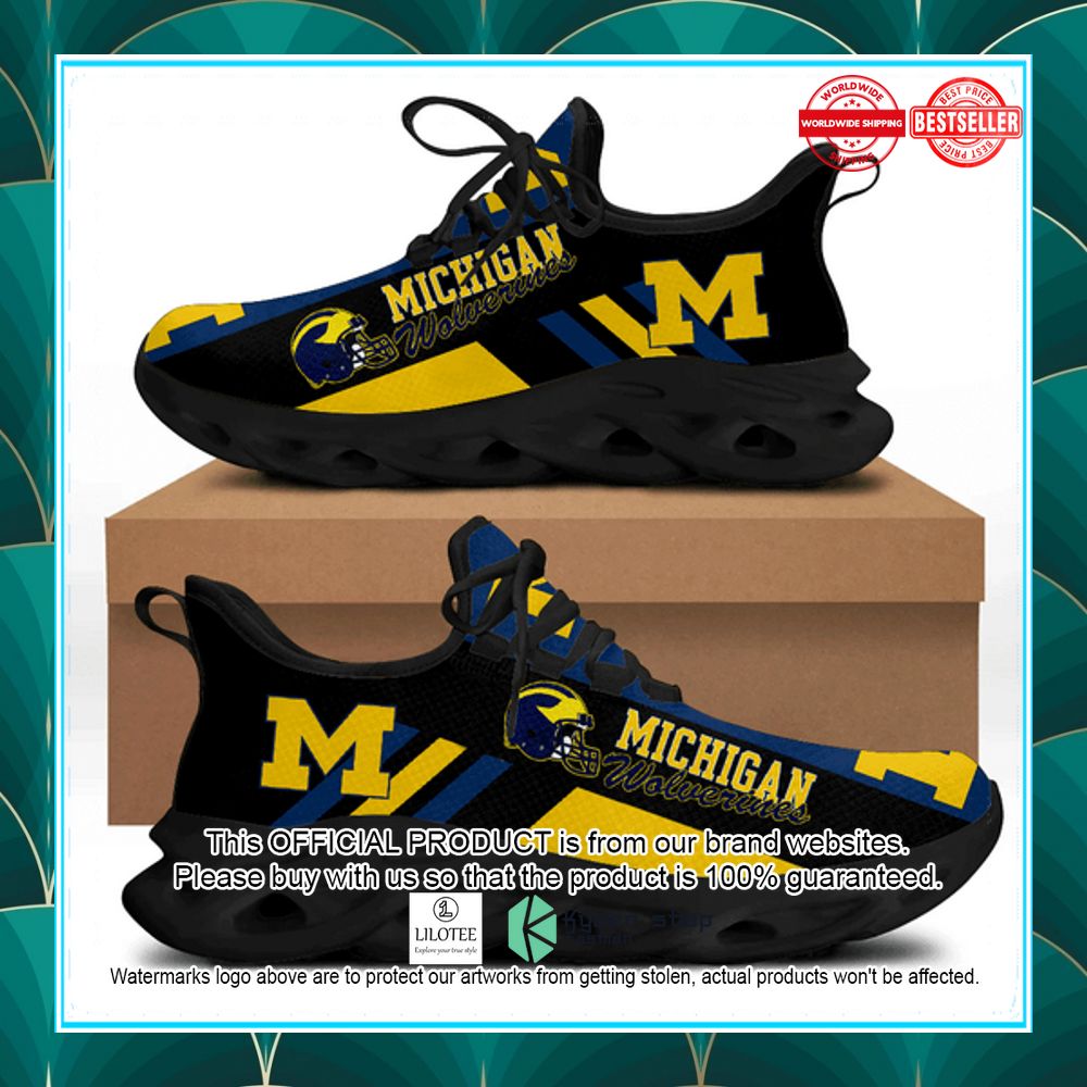 michigan wolverines max soul shoes 2 936