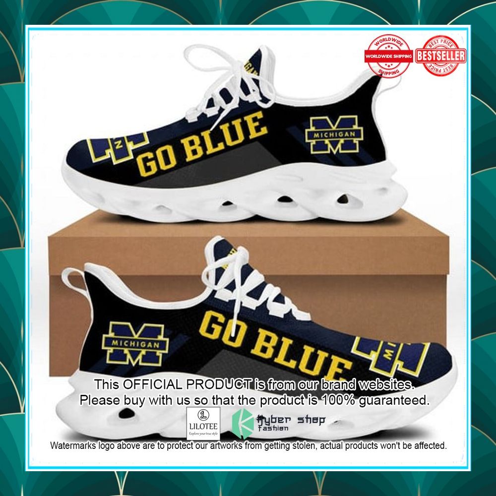 michigan wolverines ncaa go blue max soul shoes 1 201