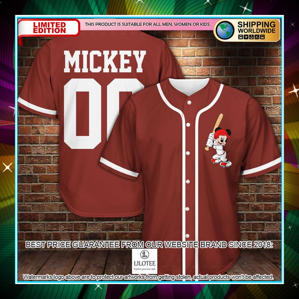 mickey disney baseball jersey 1 474