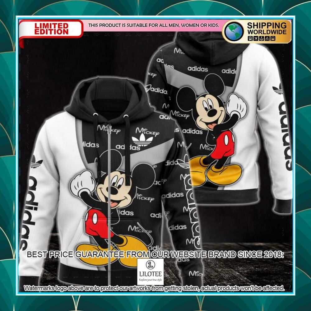 mickey mouse adidas zip hoodie 1 233