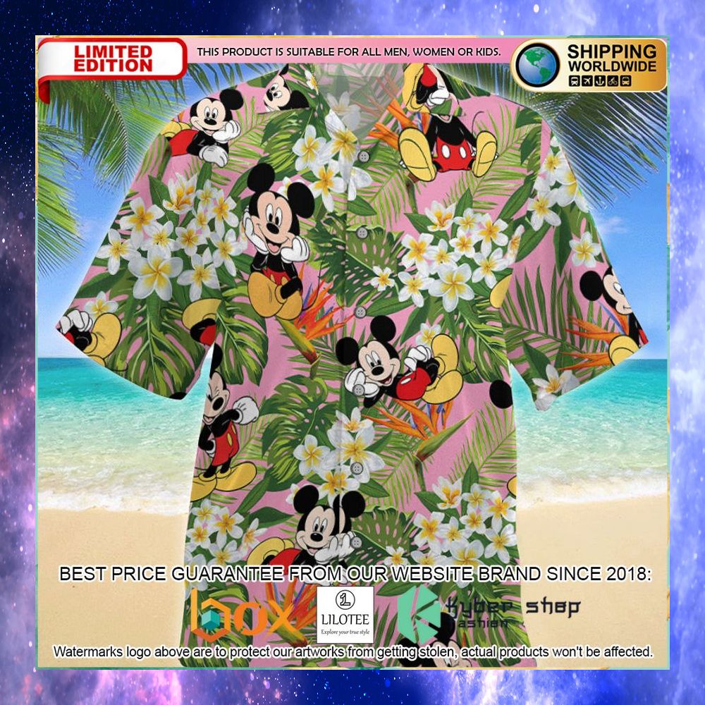 mickey mouse disney hawaiian shirt 1 329