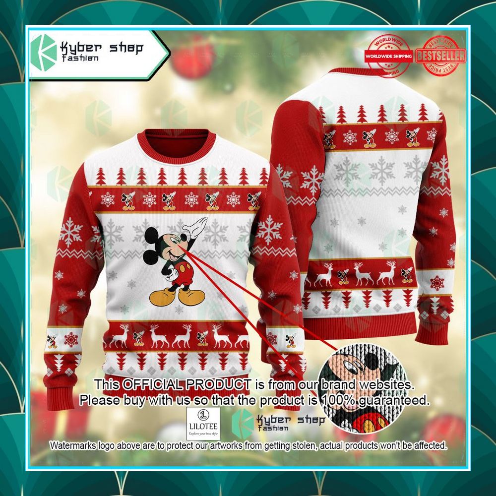 mickey mouse disneys mickey mouse christmas sweater 1 818