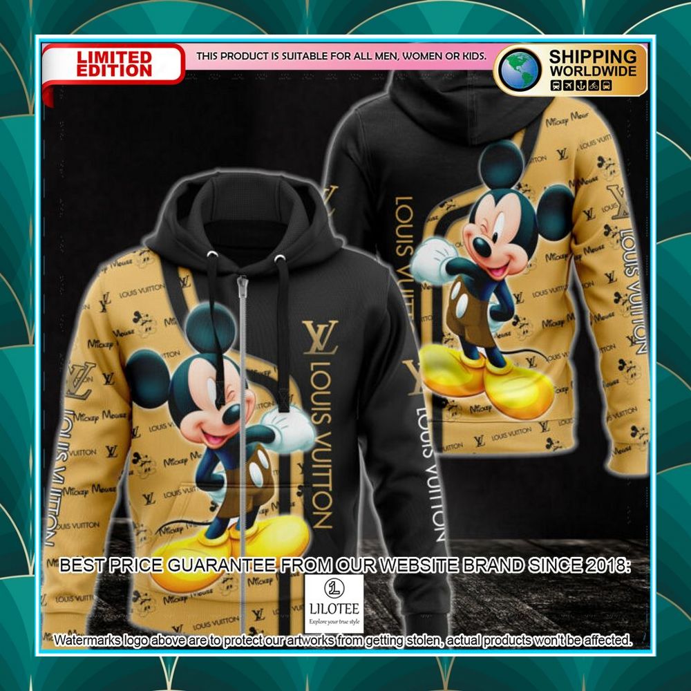 mickey mouse louis vuitton zip hoodie 1 250