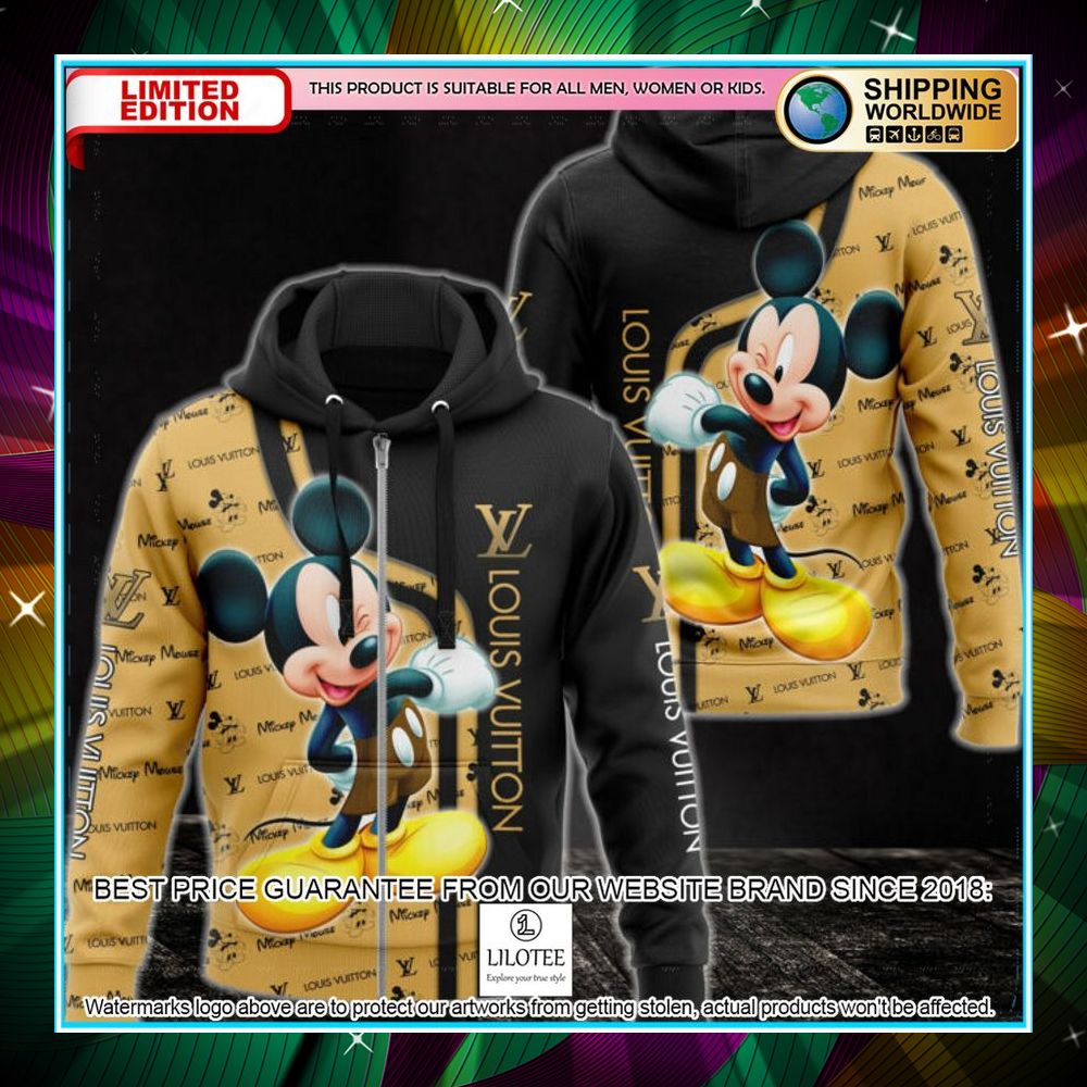 mickey mouse louis vuitton zip hoodie 1 505