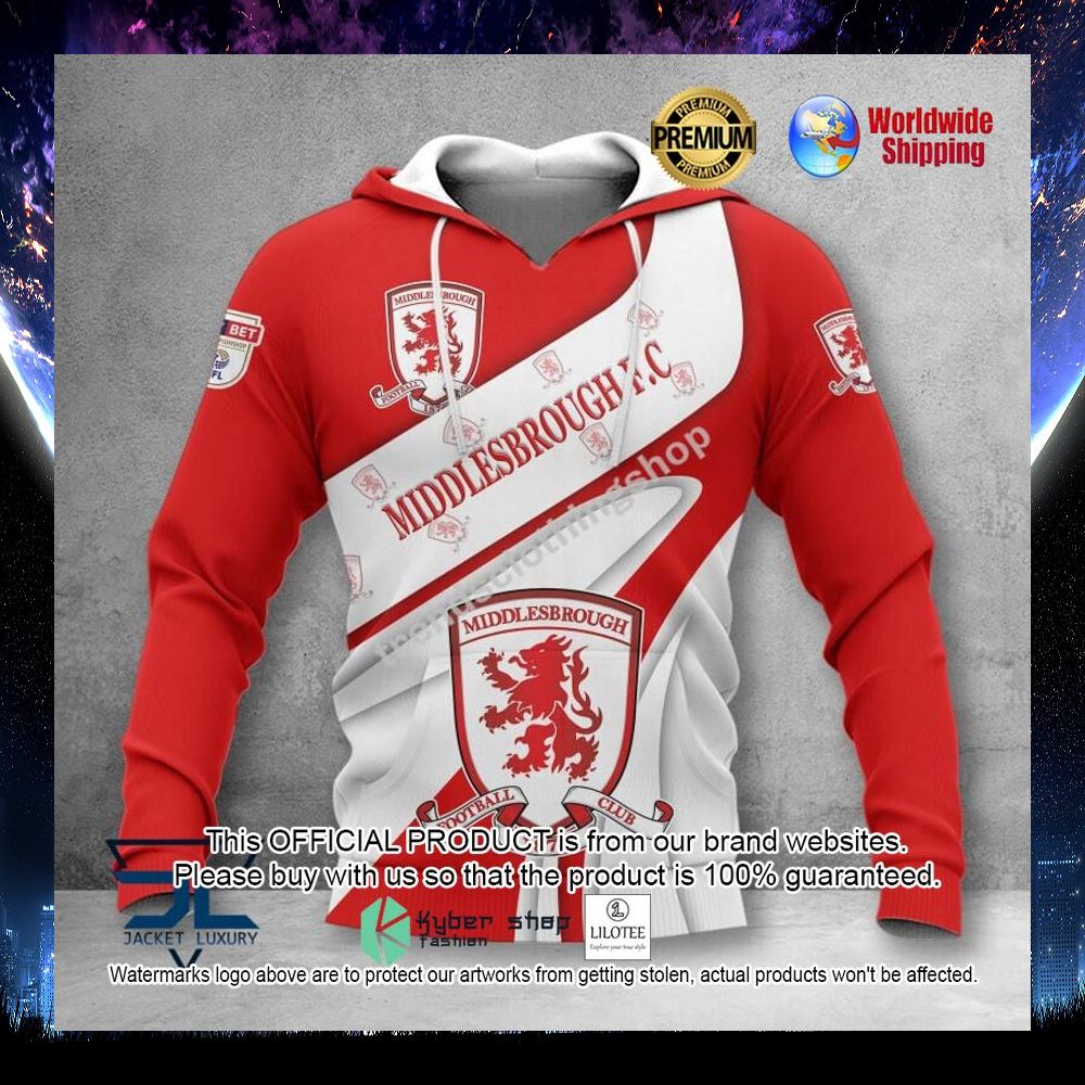 middlesbrough football club 3d hoodie shirt 1 148