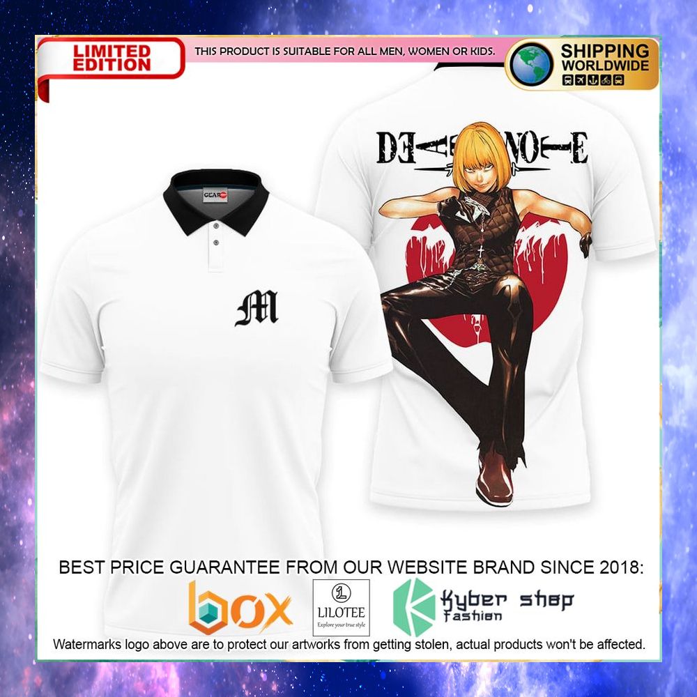 mihael keehl death note anime polo shirt 1 285