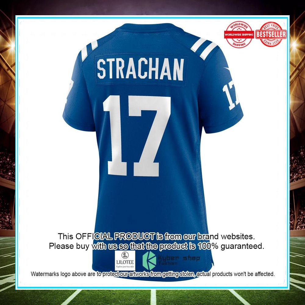 Mike Strachan Indianapolis Colts Royal Football Jersey - LIMITED EDITION 3 mike strachan indianapolis colts royal football jersey 3 753