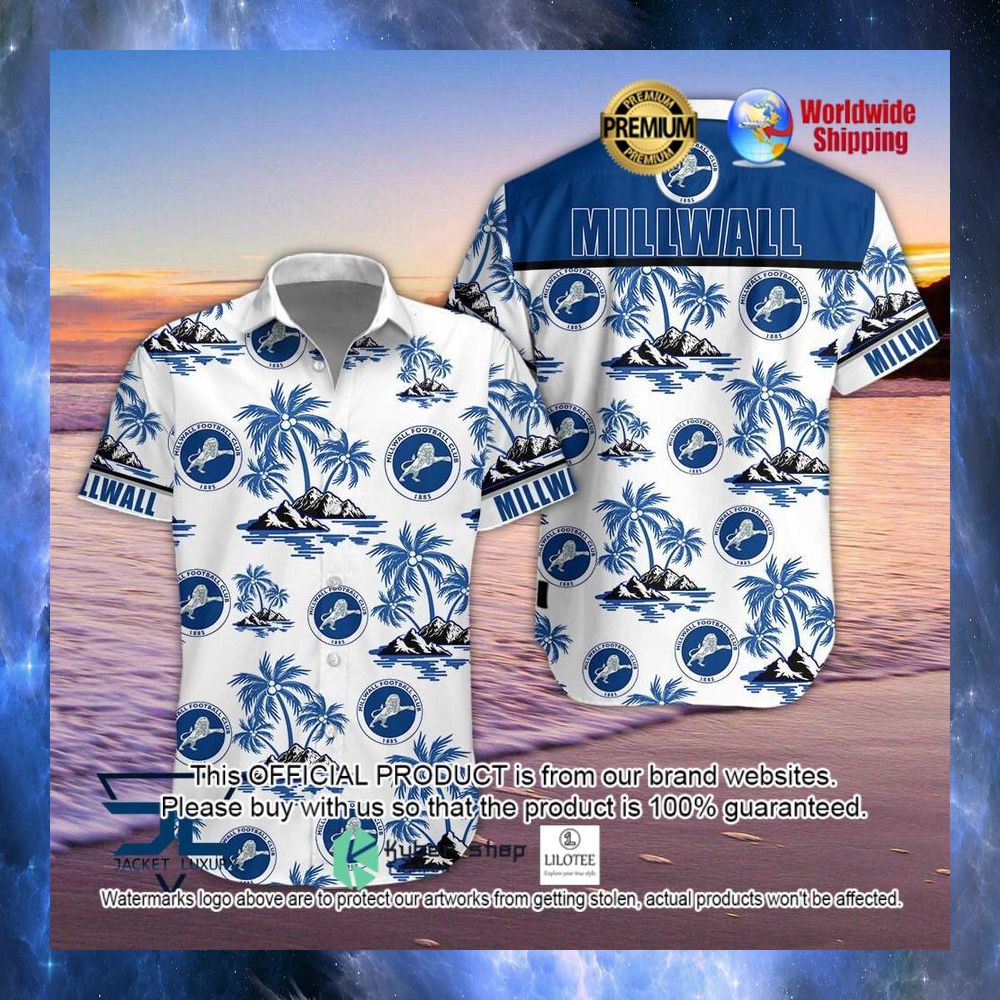 millwall f c hawaiian shirt short 1 759