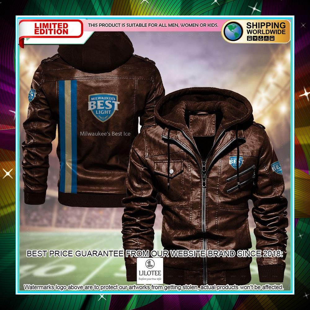 milwaukees best ice leather jacket fleece jacket 1 138