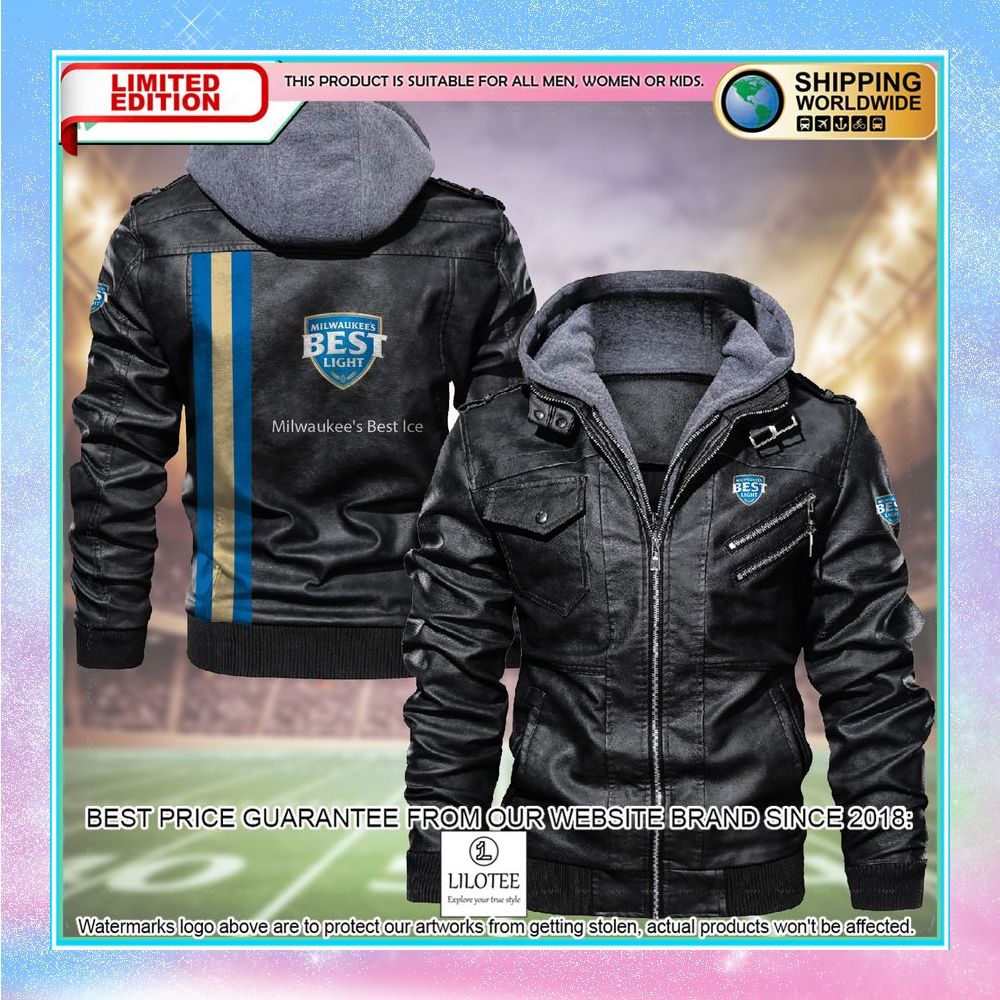 milwaukees best ice leather jacket fleece jacket 2 618