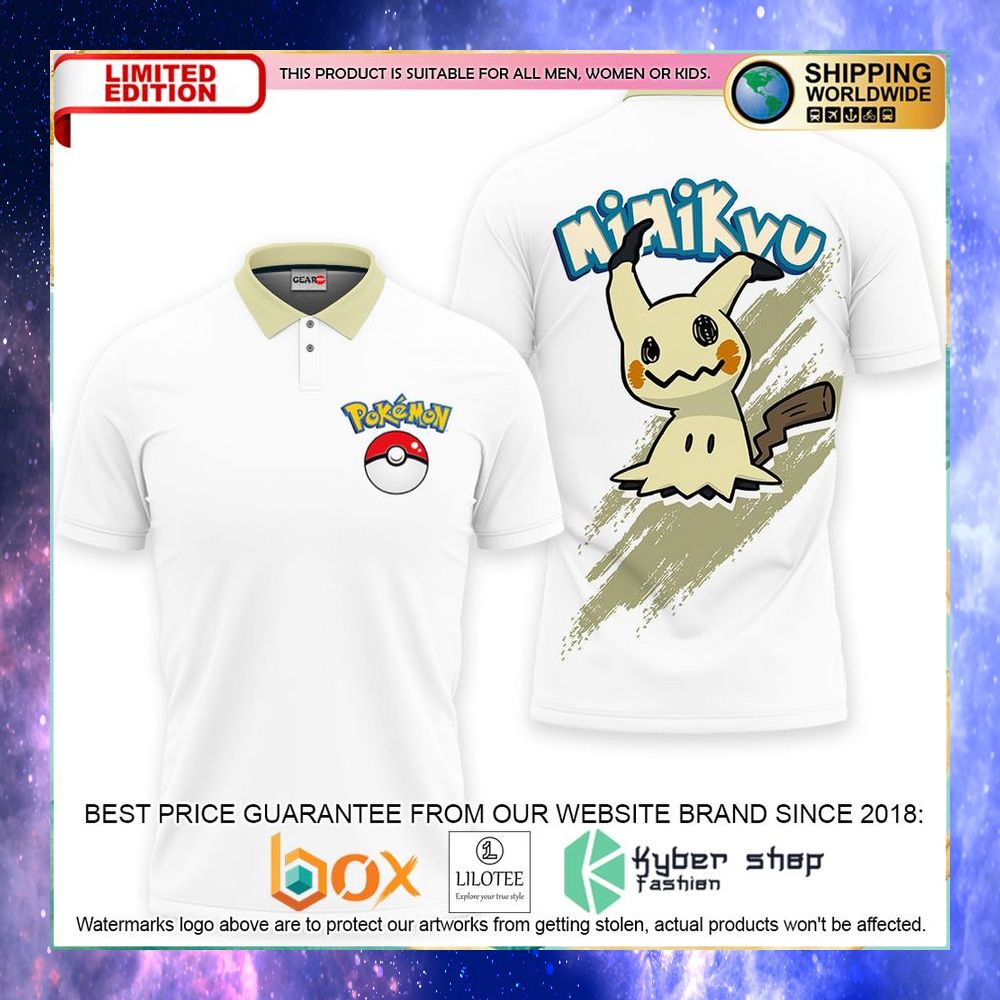 mimikyu pokemon anime polo shirt 1 178