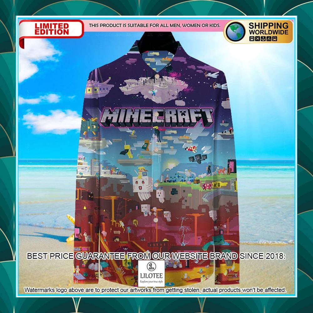 minecraft long sleeve shirt 2 437