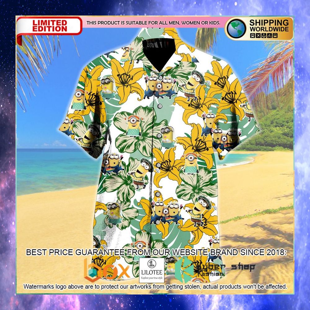 minions beach day hawaiian shirt 1 783
