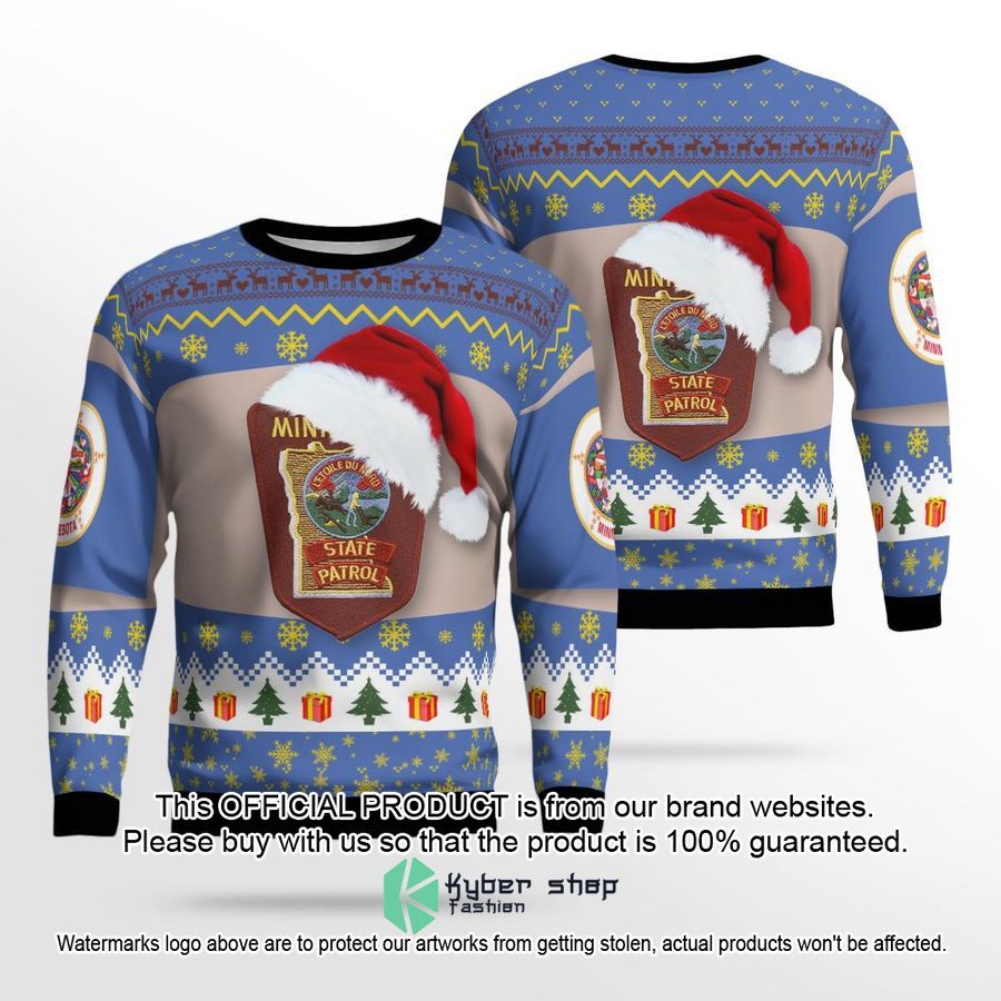 minnesota state patrol christmas sweater 1 520