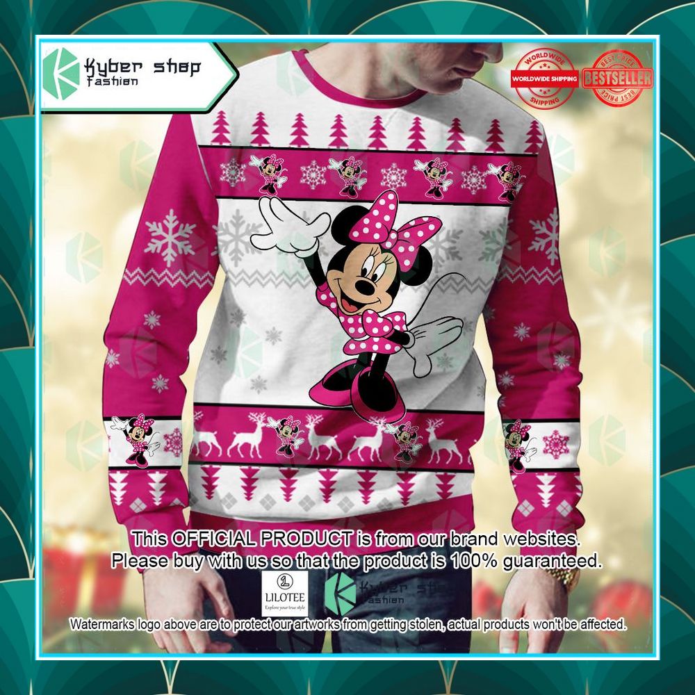 minnie mouse disneys mickey mouse ugly sweater 2 866