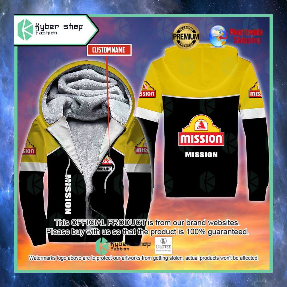 mission custom name 3d fleece hoodie 1 804