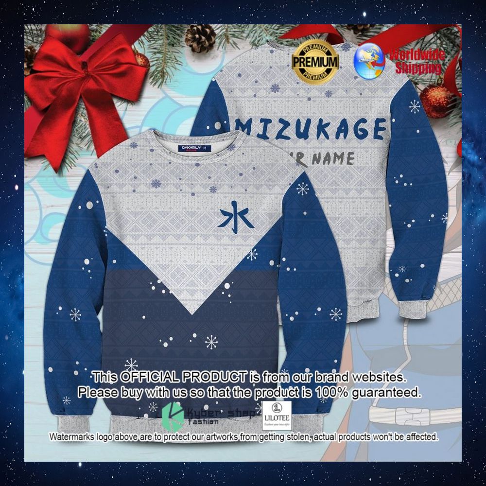 mizukage naruto personalized christmas sweater 1 137