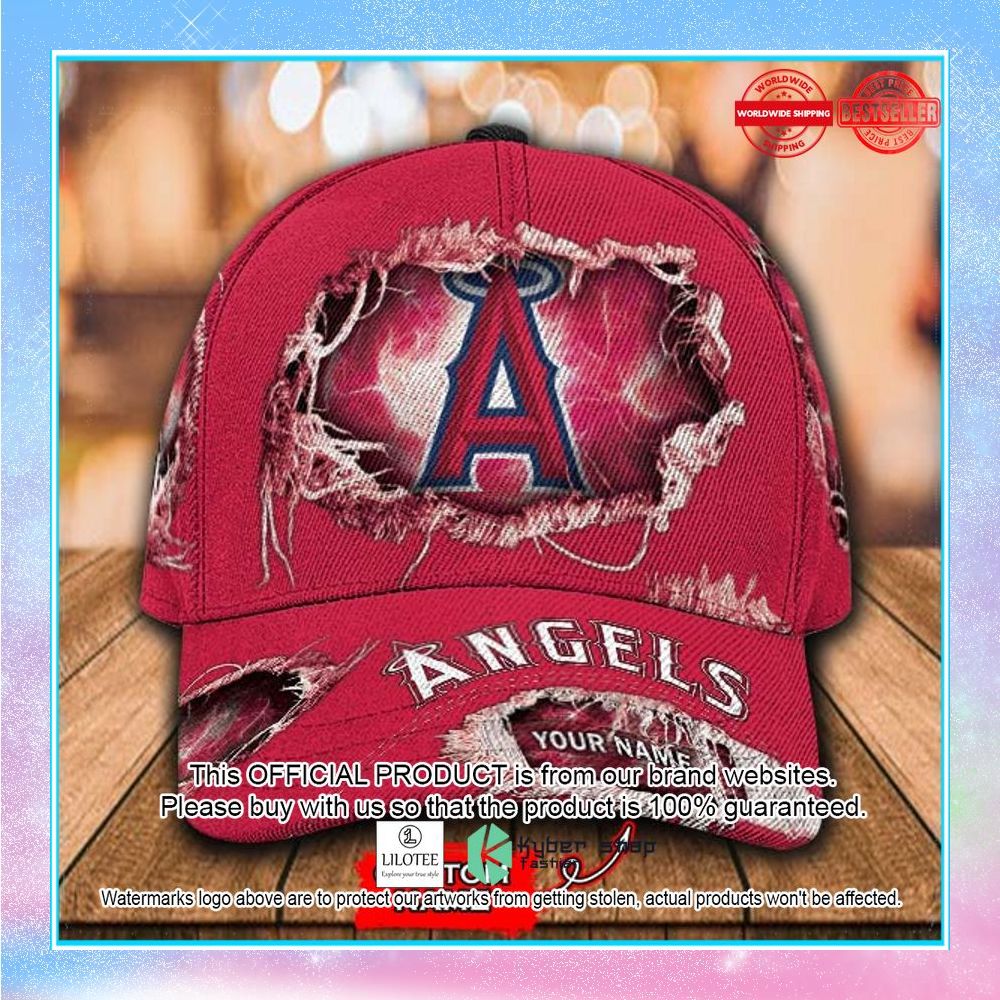 mlb los angeles angels cap custom name cap 1 109