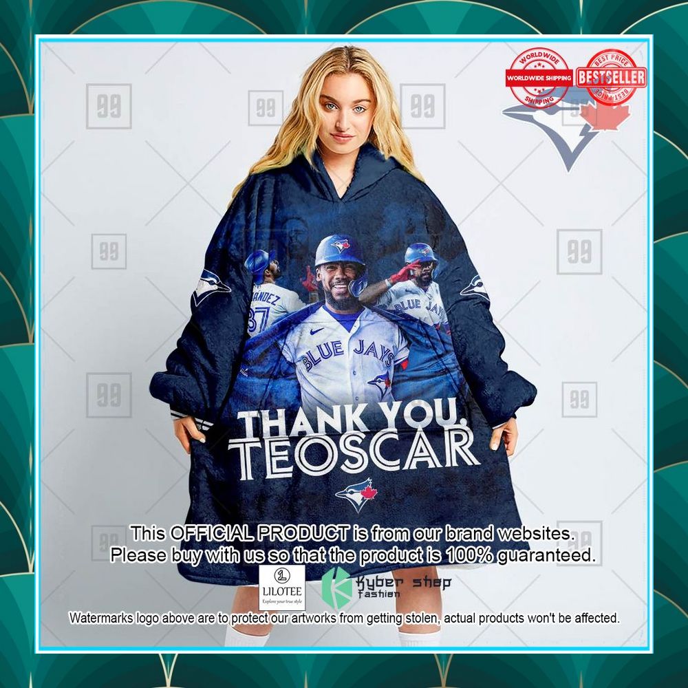 mlb toronto blue jays thank you teoscar hernandez oddie blanket hoodie 1 937
