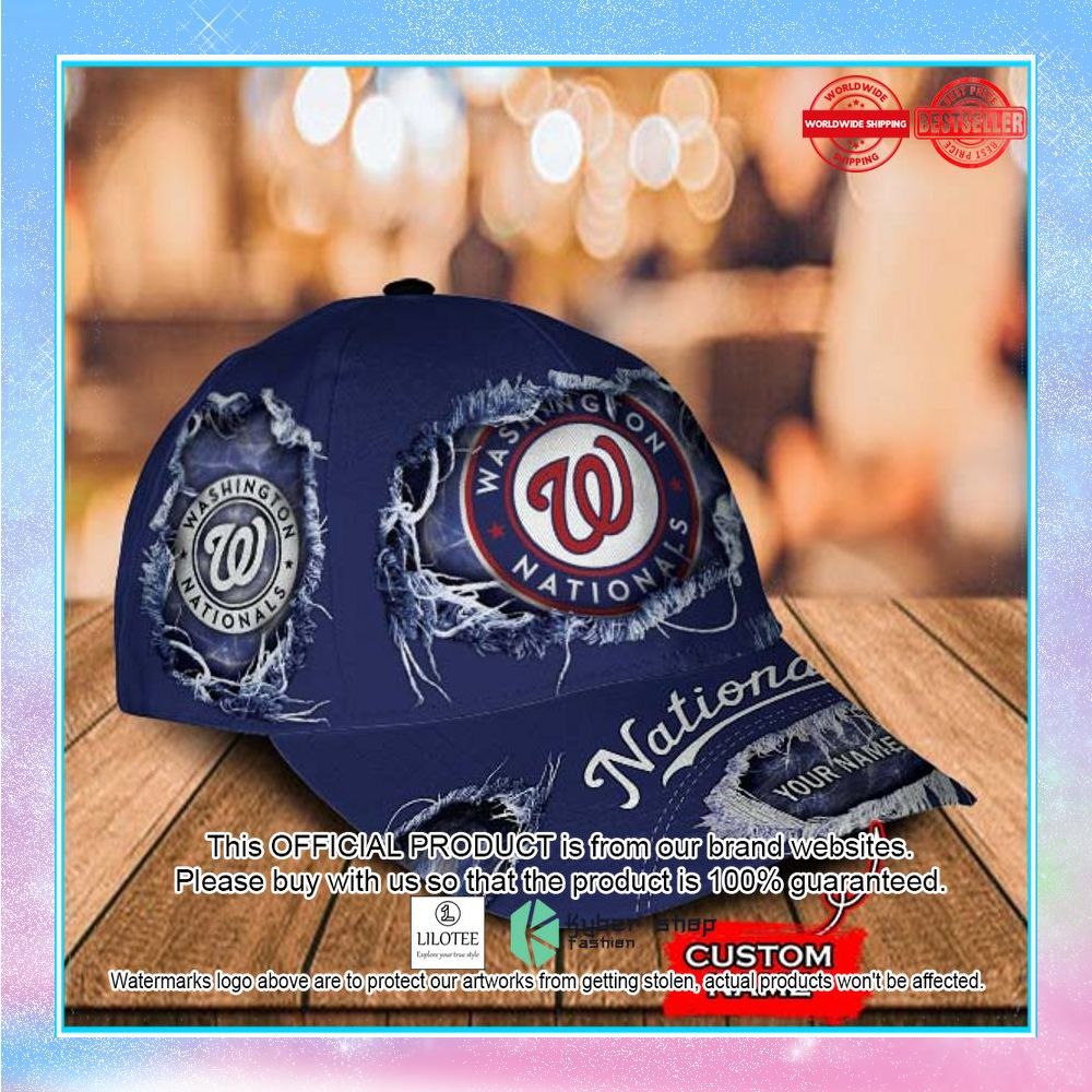 mlb washington nationals cap custom name cap 2 718