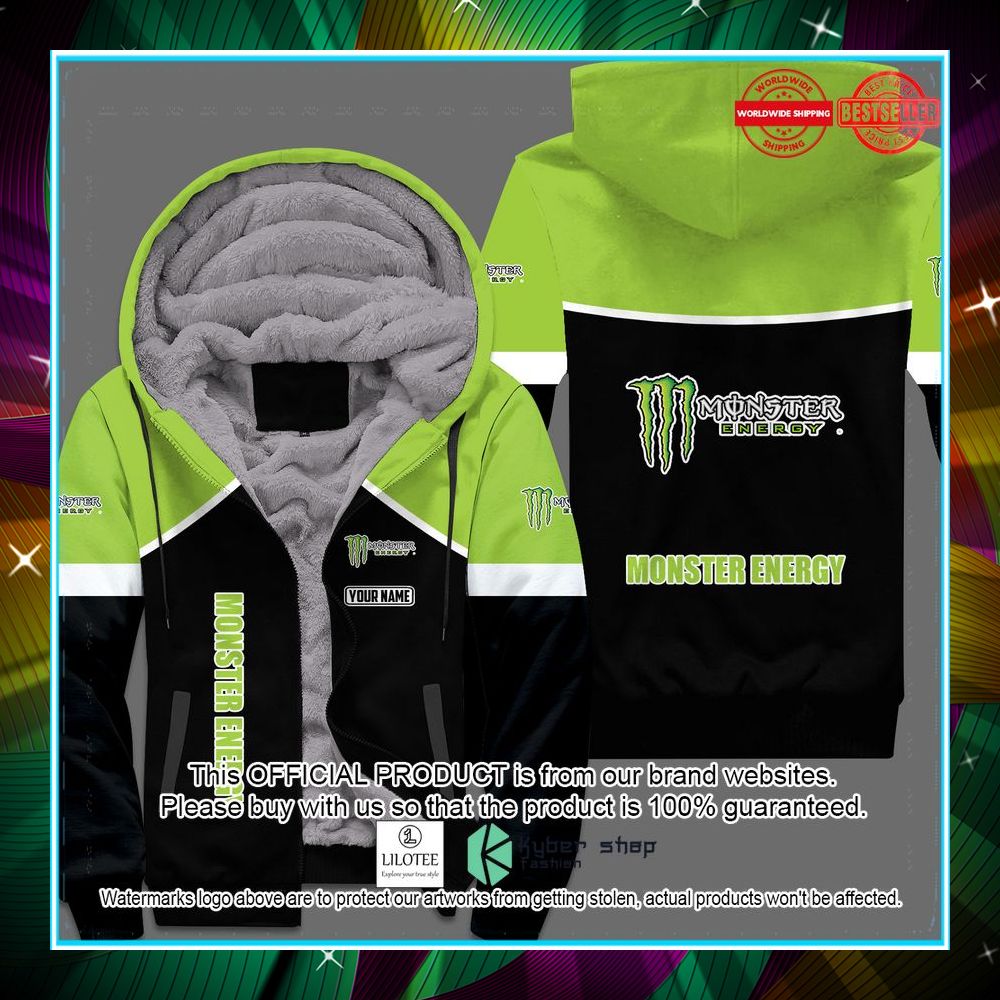 monster energy fleece hoodie 1 884