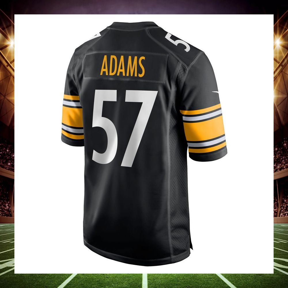 montravius adams pittsburgh steelers black football jersey 3 459