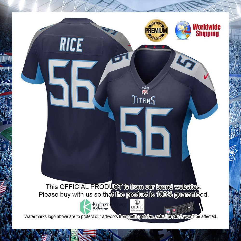 monty rice tennessee titans nike womens navy football jersey 1 595