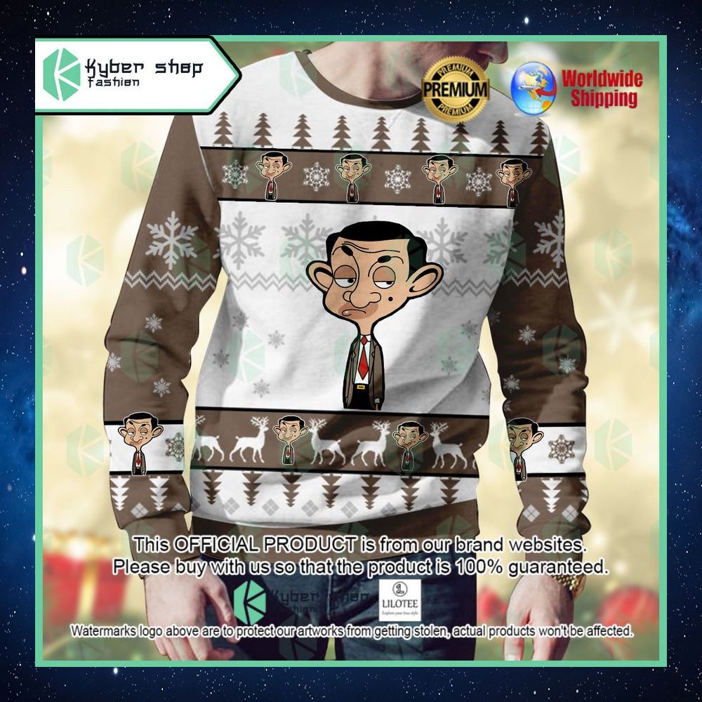 mr bean the animated series christmas sweater 1 395
