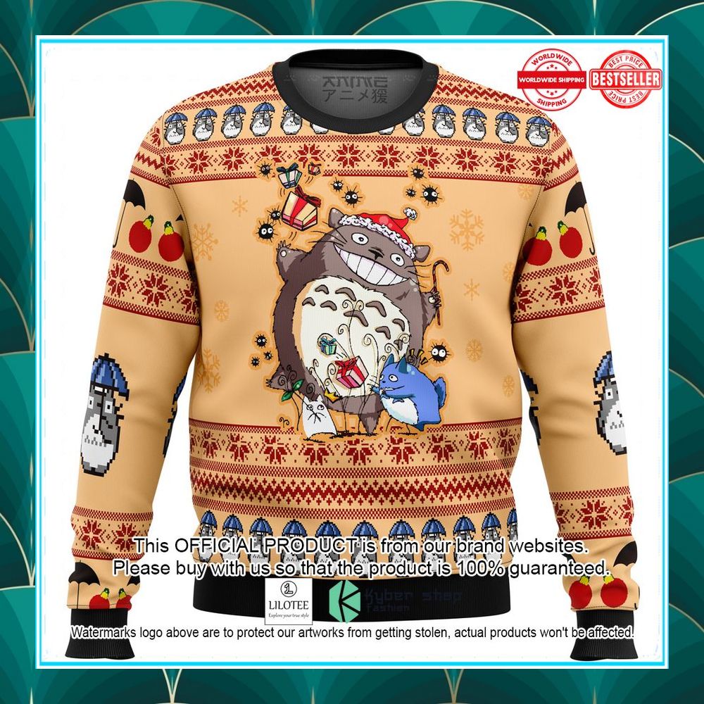 my neighbot totoro alt ugly christmas sweater 1 143