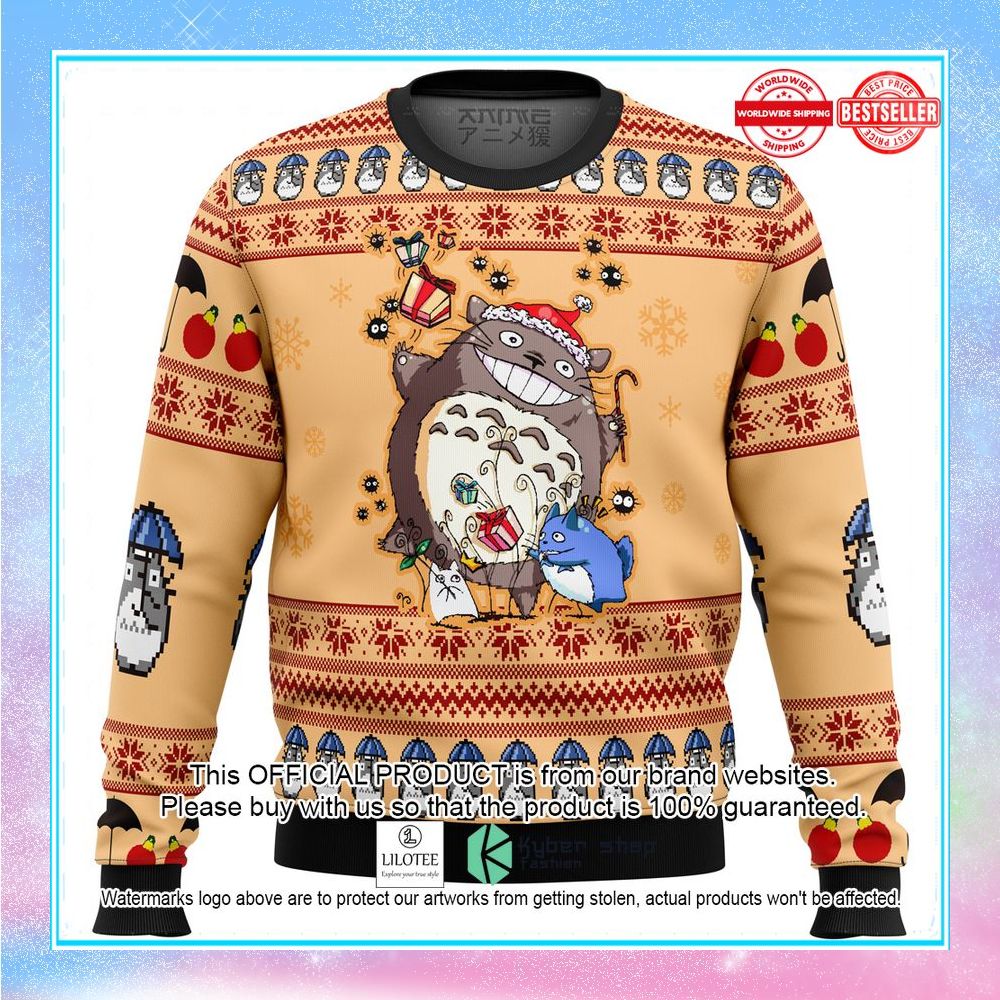 my neighbot totoro alt ugly christmas sweater 1 257