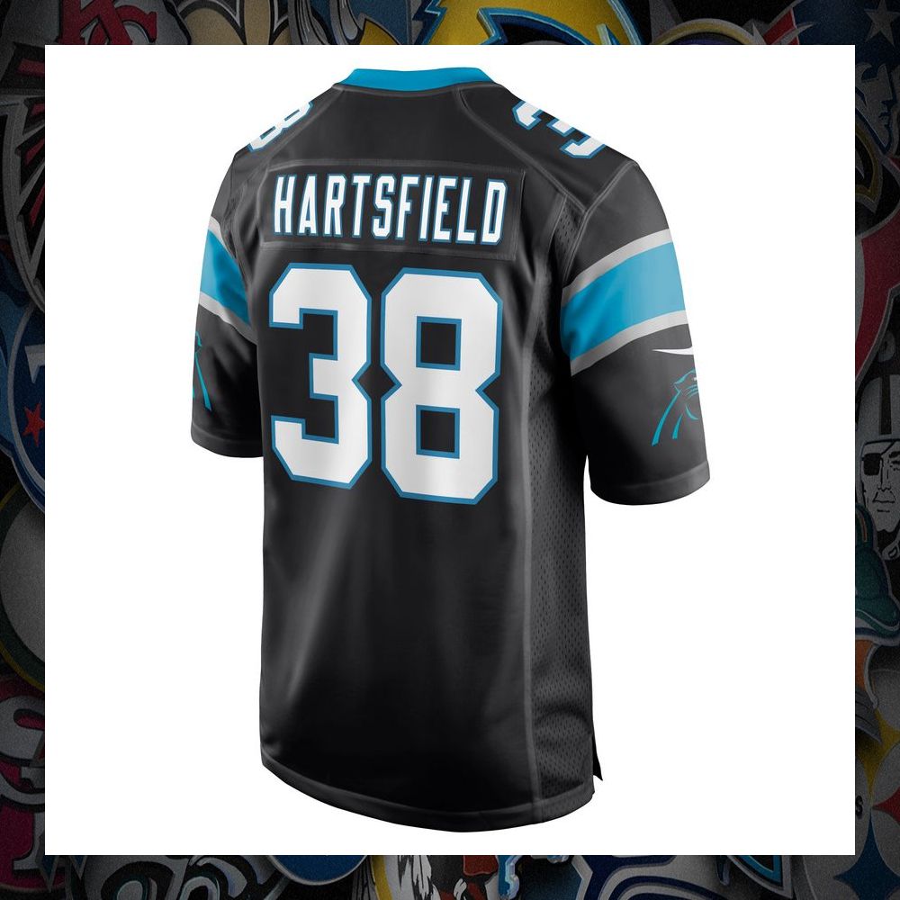 Myles Hartsfield Carolina Panthers Black Football Jersey 3 myles hartsfield carolina panthers black football jersey 3 845
