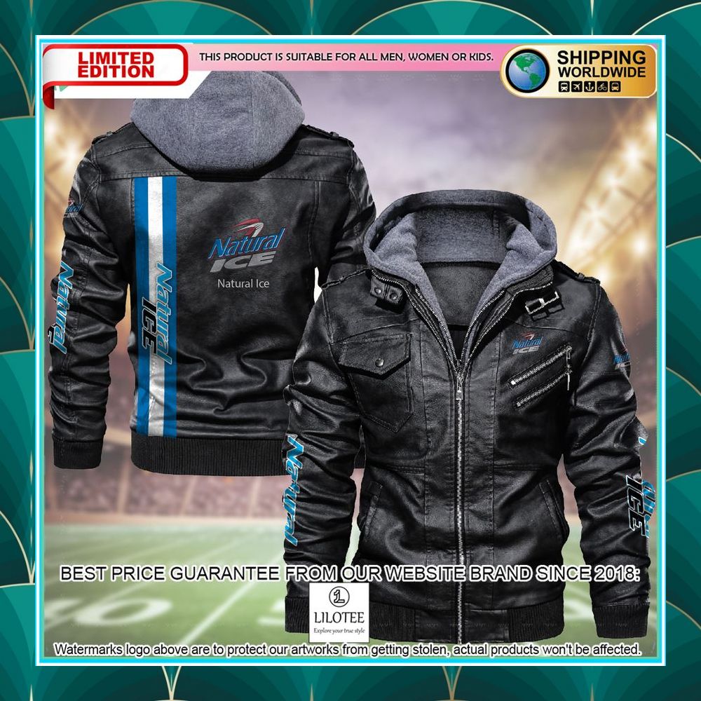 natural ice leather jacket 2 995