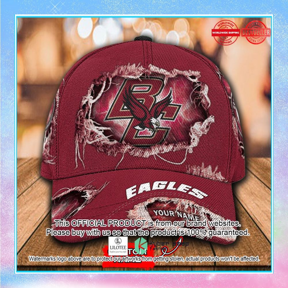 ncaa boston college eagles football custom name cap 1 929