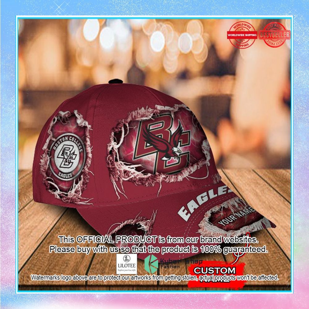 ncaa boston college eagles football custom name cap 2 460