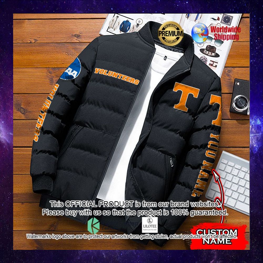 ncaa tennessee volunteers your name puffer jacket 1 389