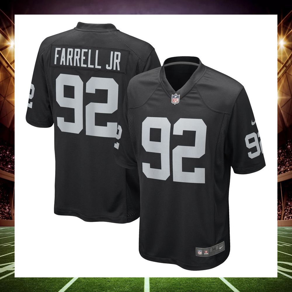 neil farrell jr las vegas raiders black football jersey 1 838