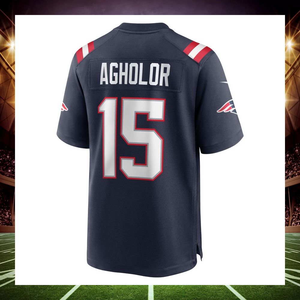 nelson agholor new england patriots navy football jersey 3 554