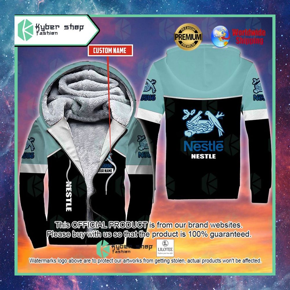 nestle custom name 3d fleece hoodie 1 399