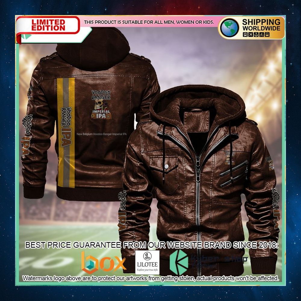 new belgium voodoo ranger imperial ipa leather jacket 1 559