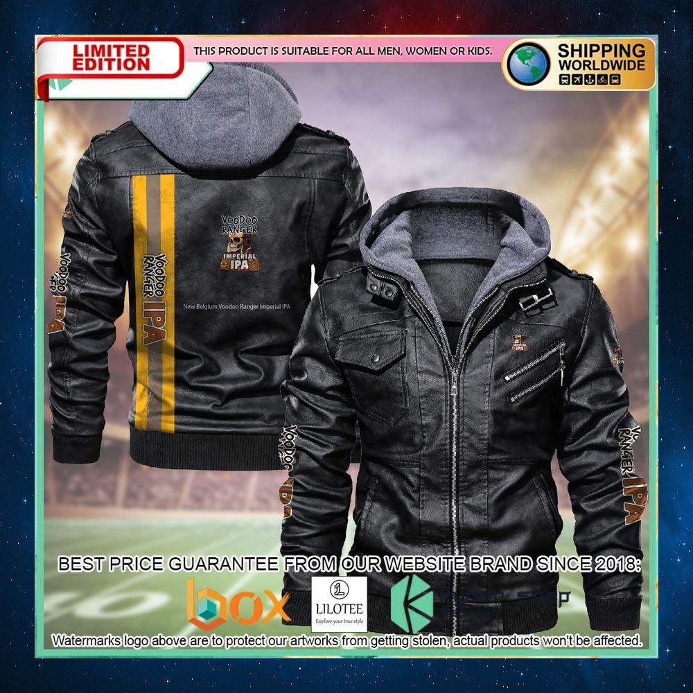 new belgium voodoo ranger imperial ipa leather jacket 2 832