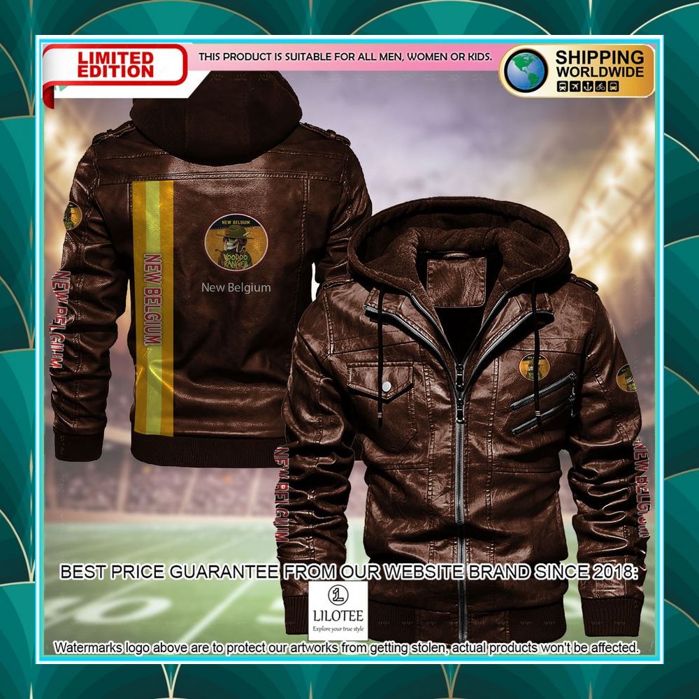 new belgium voodoo ranger rotating ipa series leather jacket 1 915