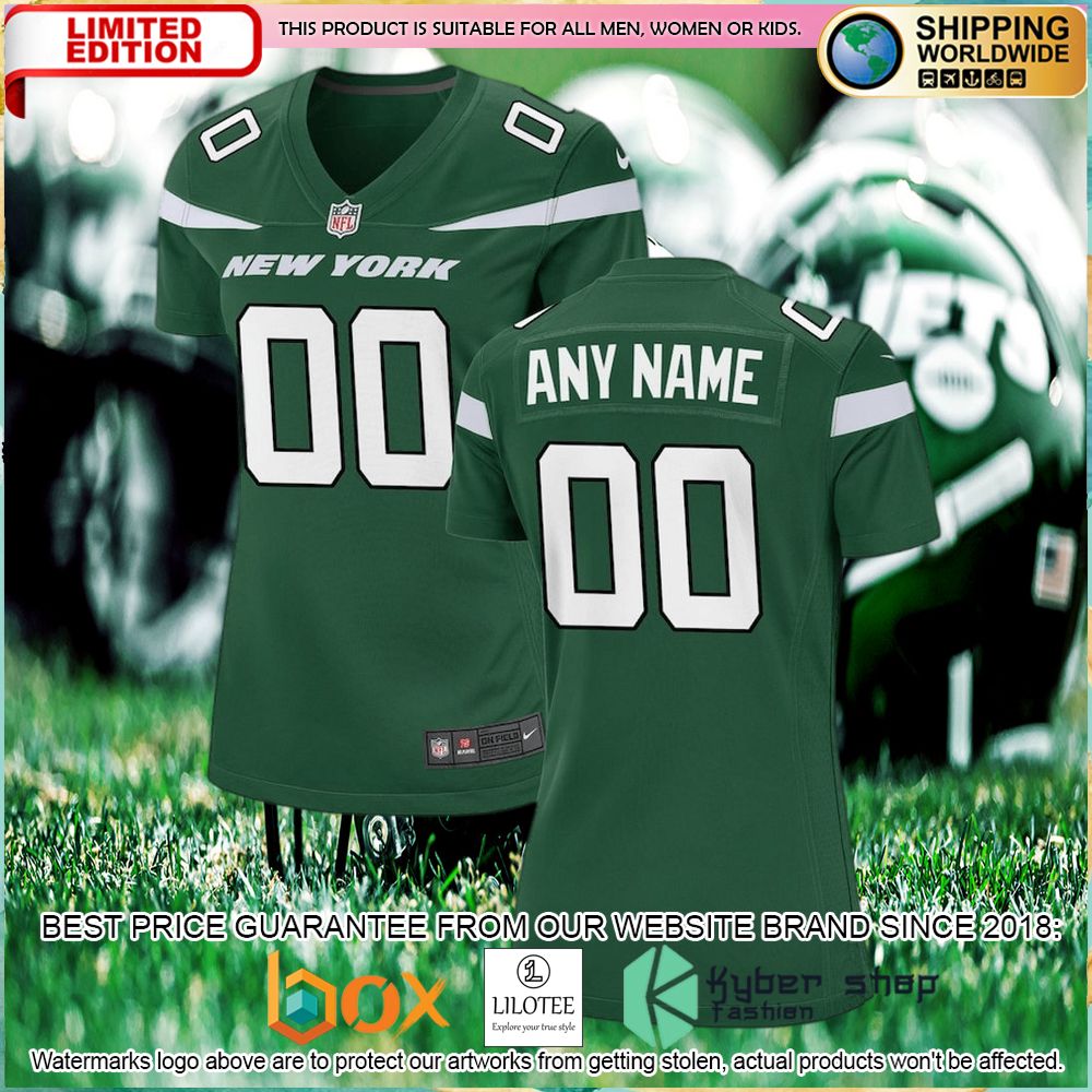 new york jets nike womens custom gotham green football jersey 1 504