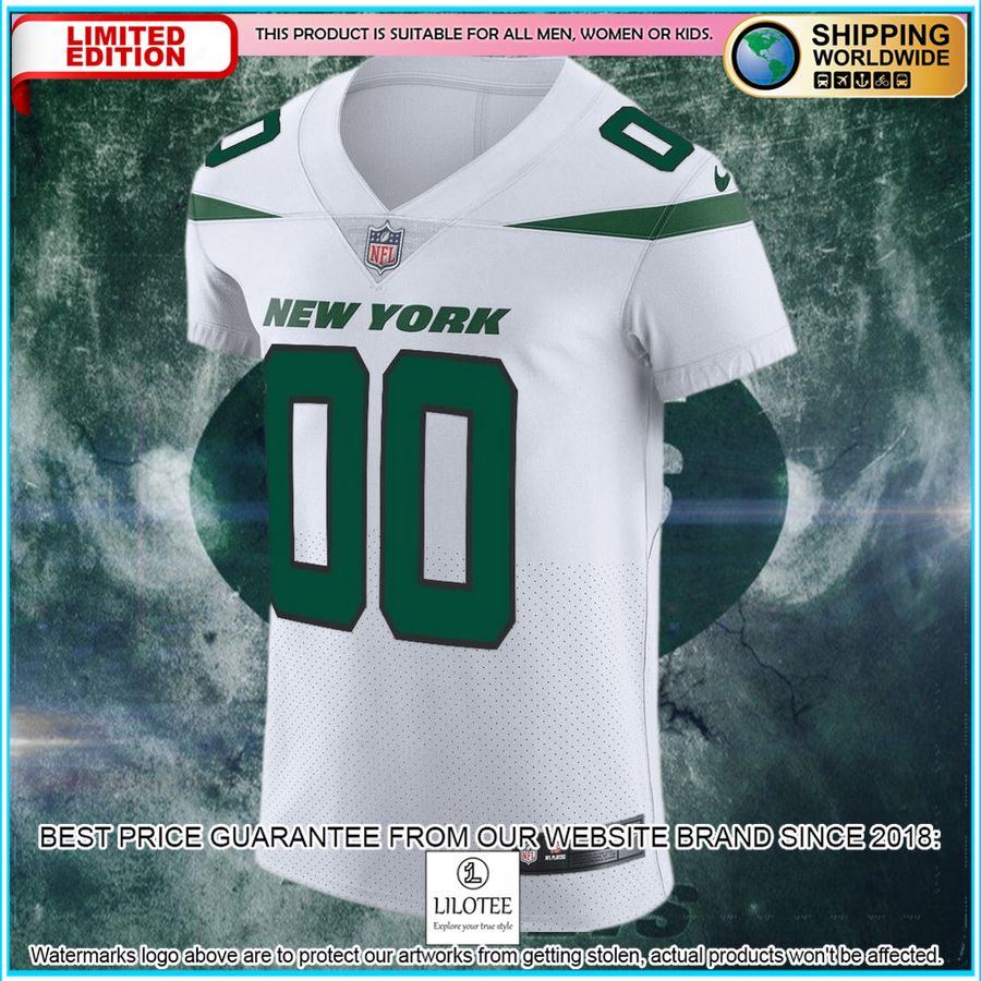 new york jets vapor untouchable elite custom spotlight white football jersey 5 360
