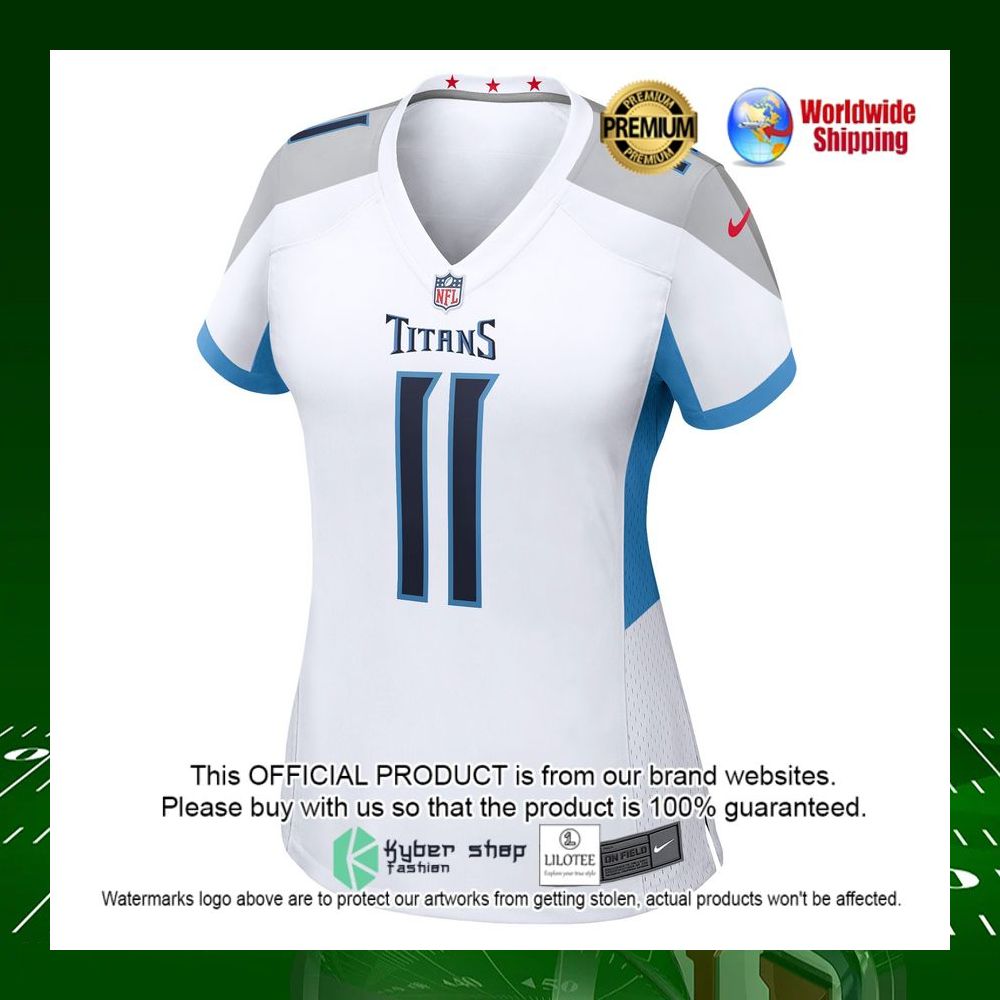nfl a j brown tennessee titans nike womens white football jersey 2 198