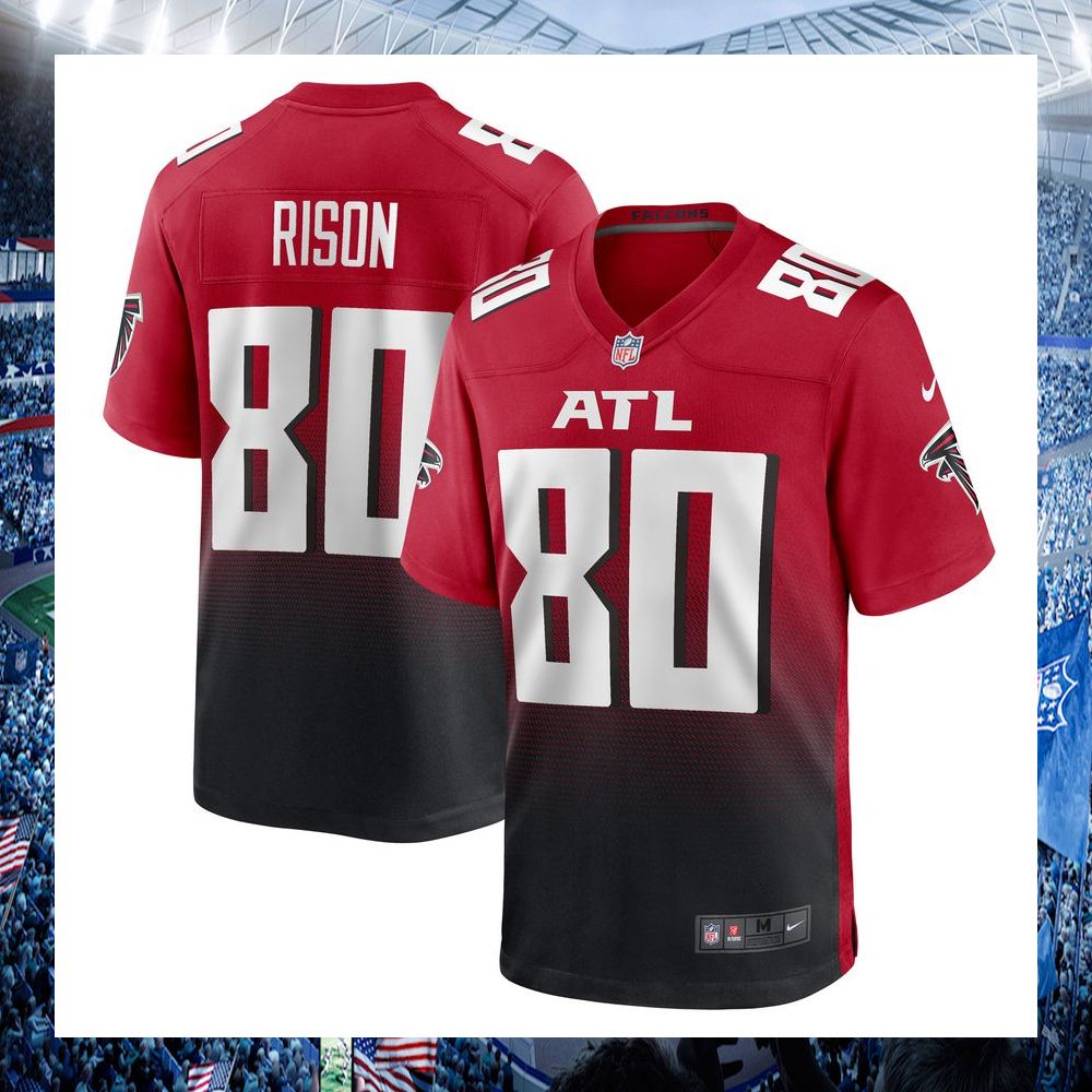 nfl andre rison atlanta falcons nike retired red football jersey 1 881