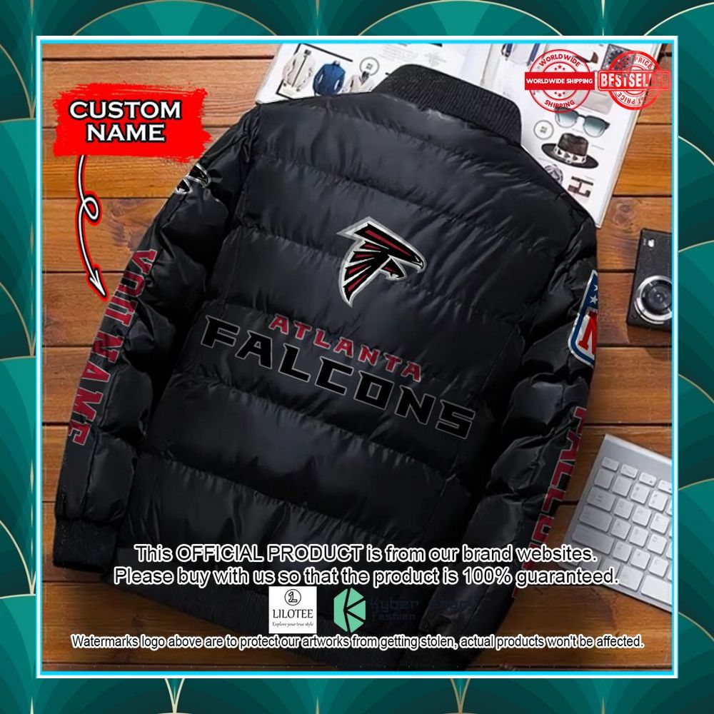 nfl atlanta falcons custom name puffer down jacket 2 877