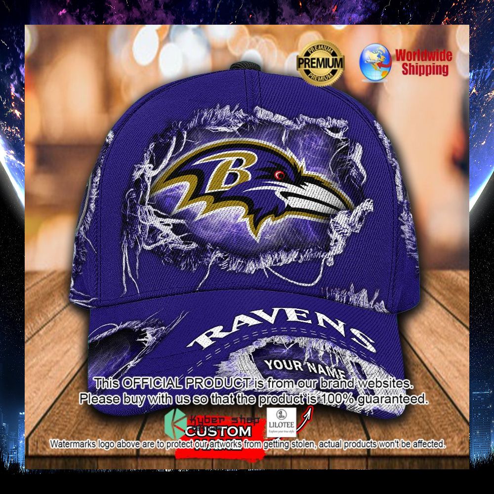 nfl baltimore ravens custom name cap 1 768