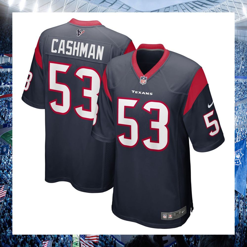nfl blake cashman houston texans nike navy football jersey 1 221